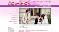 Desktop Screenshot of eileenrileycelebrant.com.au